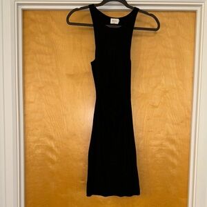 NWOT Aritzia Black Mini Dress with Cutout